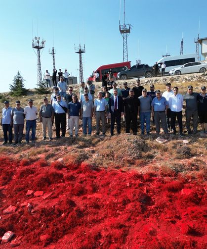 Başkan Toptaş, dünyanın en büyük bayrağını şehit aileleri ve gazilerle tamamladı
