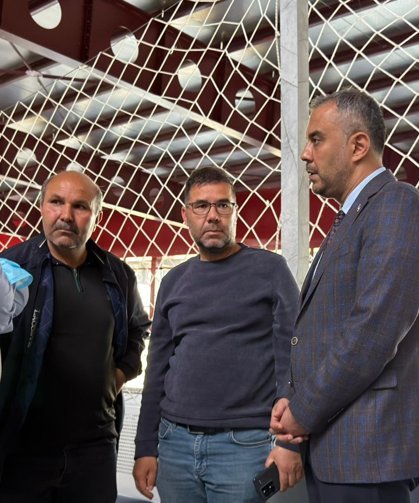 Başkan Hanifi Toptaş, okul saldırısında yaralanan öğrenciler ve ailelerini ziyaret etti