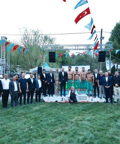 20 yıl sonra Kertmen’de kurulan er meydanının başpehlivanları belli oldu
