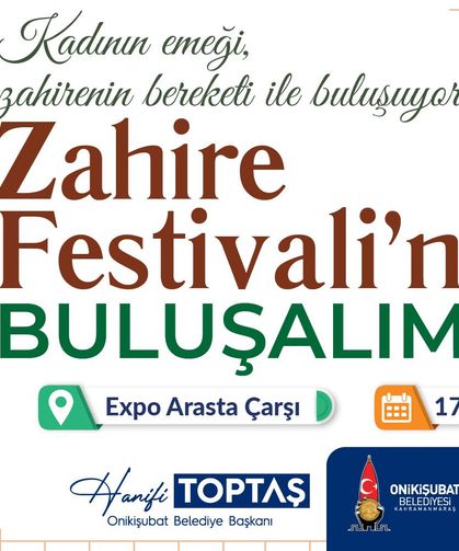Kadın Emeği, Zahirenin Bereketiyle Buluşuyor: Onikişubat’ta Zahire Festivali Heyecanı