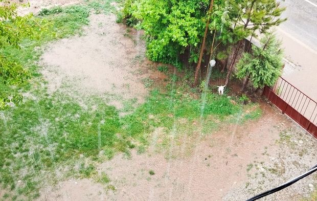 Kahramanmaraş'ta Sağanak Yağış Etkili Oldu!
