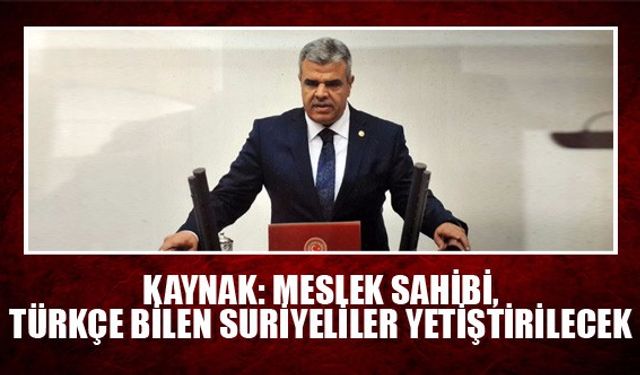 Başbakan Yardımcısı Kaynak: Meslek sahibi, Türkçe bilen Suriyeliler yetiştirilecek