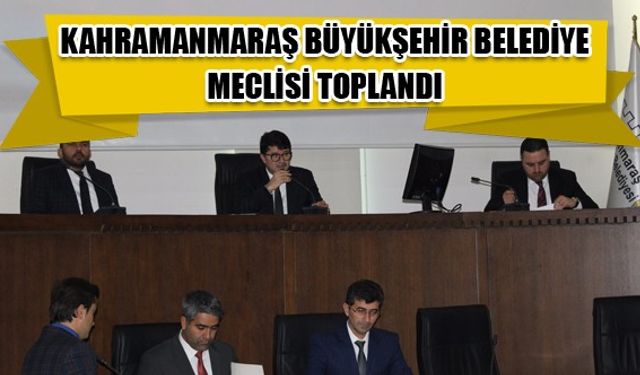 BÜYÜKŞEHİR BELEDİYE MECLİSİ 19 ARALIK’TA TOPLANDI