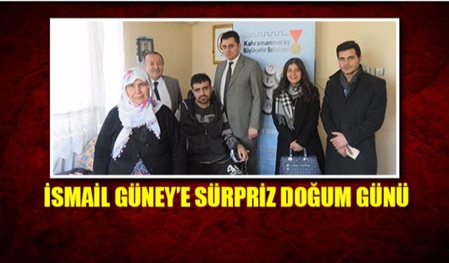 İsmail Güney'e sürpriz doğum günü