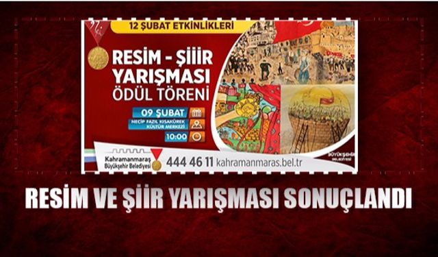 Resim ve Şiir yarışması sonuçlandı