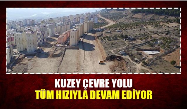 Kuzey çevre yolu tüm hızıyla devam ediyor