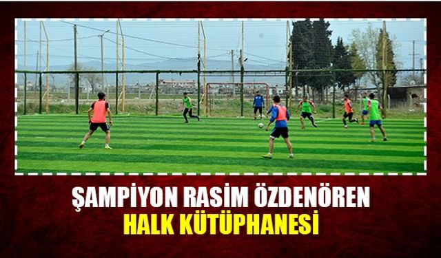 Şampiyon Rasim Özdenören halk kütüphanesi