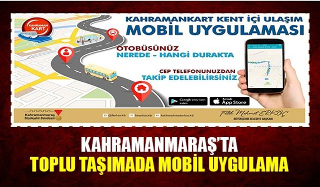 Toplu taşımada mobil uygulama