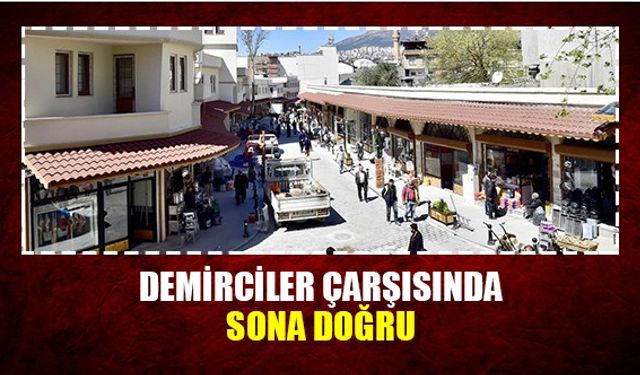 Demirciler çarşısında sona doğru