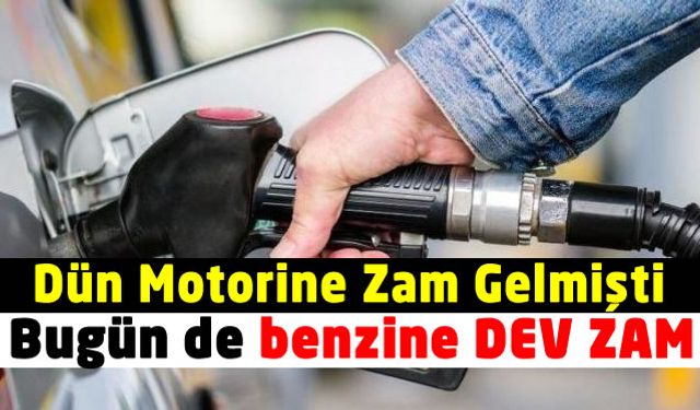 Motorinden sonra şimdi de benzine 46 kuruş zam