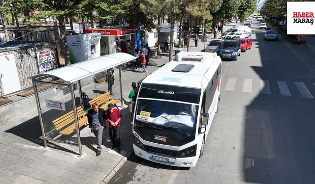 Göksun’da Büyükşehir’in Toplu Taşıma Modeli Beğeni Kazandı!