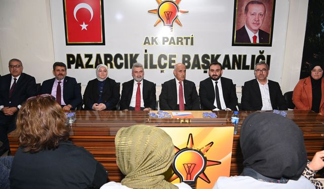 Başkan Güngör, “Pazarcık’a 1 Milyar TL’nin Üzerinde Yatırım”