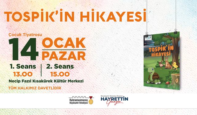 Kahramanmaraş'ta Minikler Tospik’in Hikâyesini Çok Sevecek