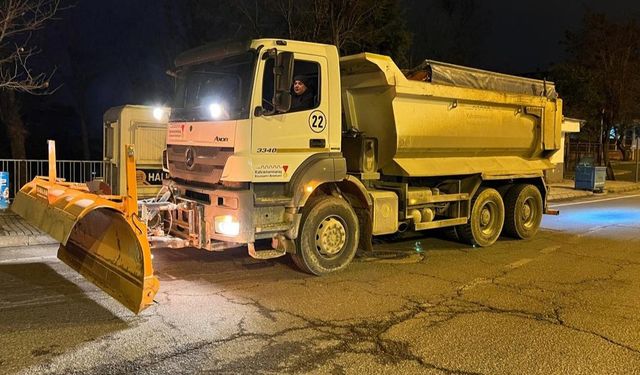 Büyükşehir, Kar Yağışı ve Buzlanmaya Karşı Teyakkuzda