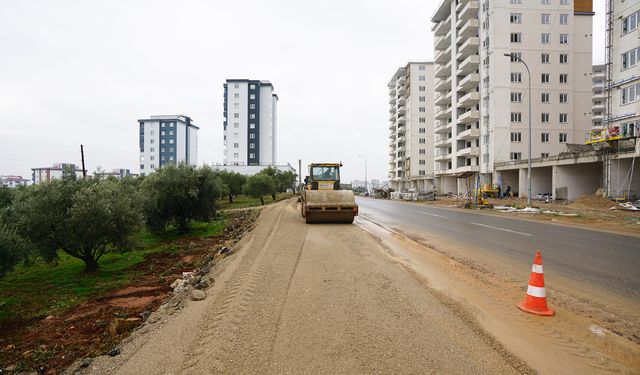 Büyükşehir Onikişubat’ta Ulaşım Ağını Güçlendirmeyi Sürdürüyor