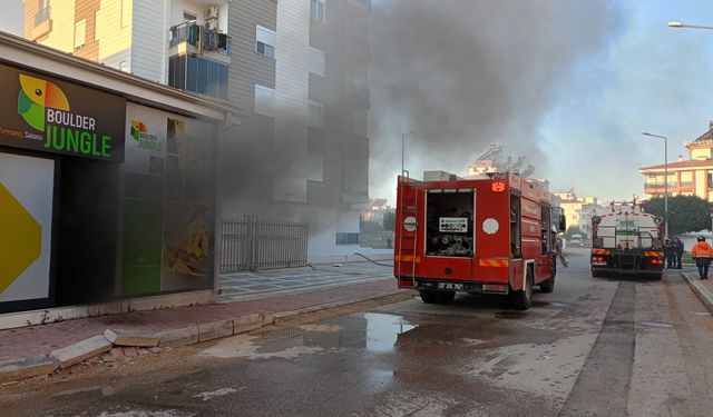 Soba karşısında kurumaya bırakılan süngerler yangına sebep oldu!