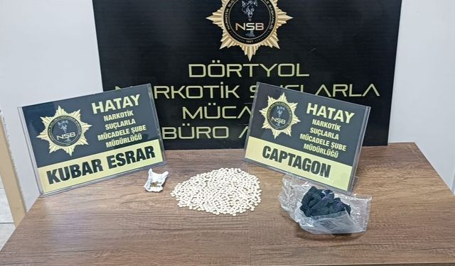 Arama yapılan araçta uyuşturucu madde ele geçirildi!