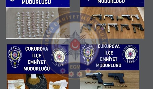 Operasyonda 31 ruhsatsız silah ele geçirirken, 29 şüpheli tutuklandı
