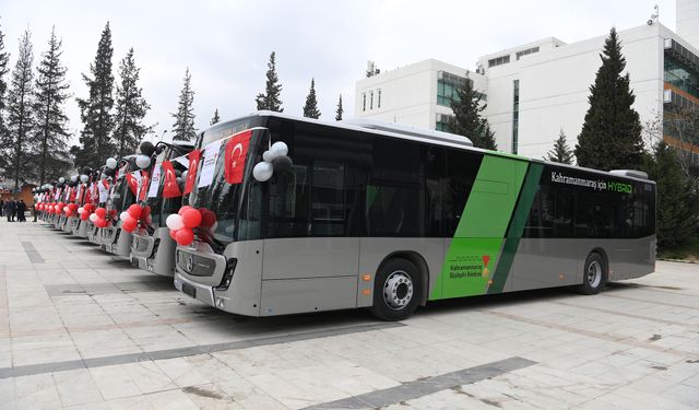 Büyükşehir, Toplu Taşıma Filosuna 10 Yeni Hibrit Otobüs Kazandırdı