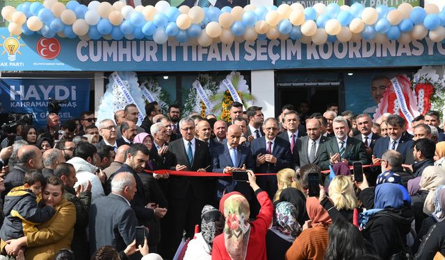 Bakan Özhaseki’nin Katılımıyla Pazarcık’ta Seçim Ofisinin Açılışı Yapıldı