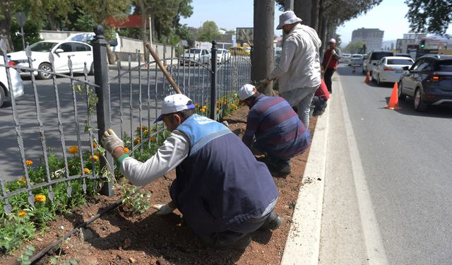 Büyükşehir, Azerbaycan Bulvarı’nı Renklendiriyor