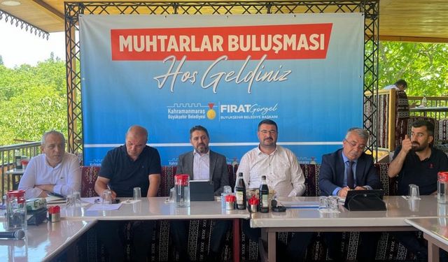 Çağlayancerit ve Türkoğlu’nda Muhtarlarla Toplantı Yapıldı