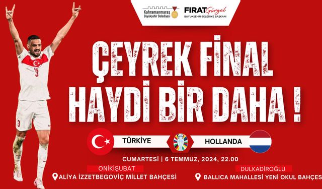 Haydi Çeyrek Finalde Millilerimize Hep Birlikte Desteğe