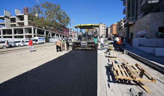 Büyükşehir, Kentsel Tasarım Alanlarında Ulaşım Yatırımlarına Başladı