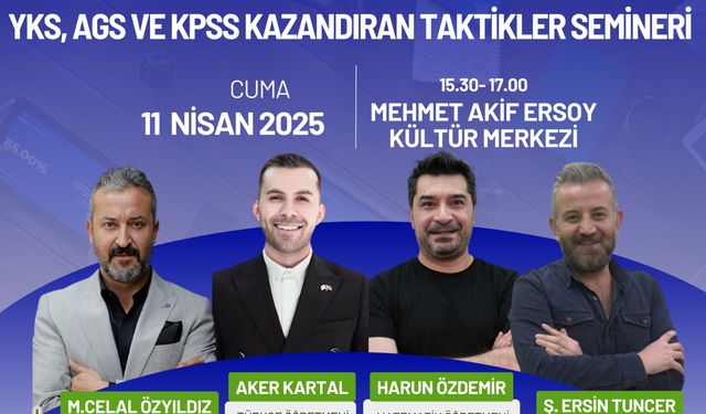 Onikişubat Belediyesi’nden YKS, AGS ve KPSS’de kazandıran taktikler semineri