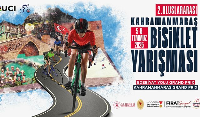 Kahramanmaraş'ta uluslar arası bisiklet turnuvası