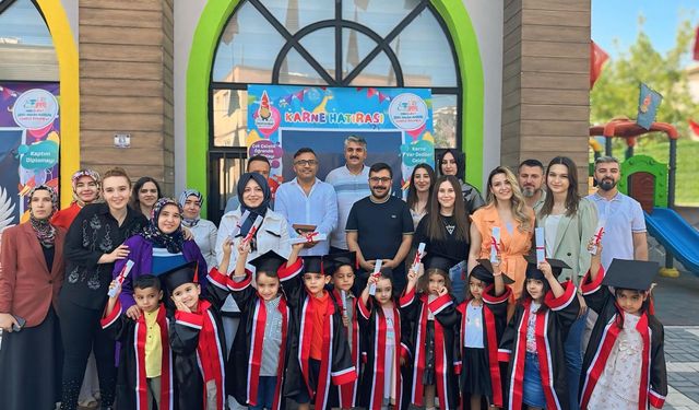 Onikişubat Belediyesi’nin Gündüz Bakımevi’nde ilk mezuniyet heyecanı