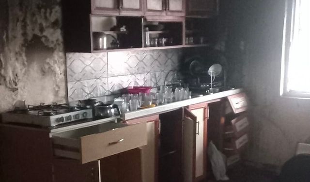 Türkoğlu’nda Cami Lojmanında Yangın