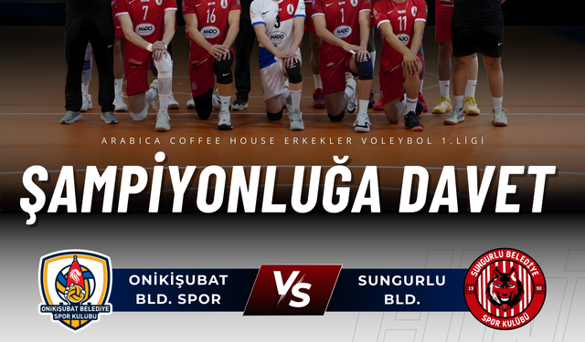 Onikişubat Belediyespor Şampiyonluk Maçına Çıkıyor!