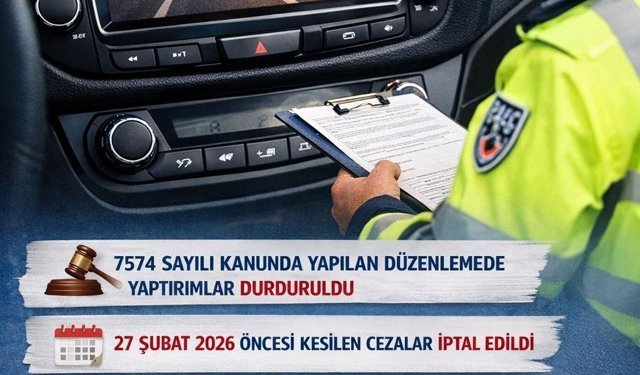 Araç İçi Görüntü Cihazlarına Kesilen Cezalar İptal Edildi