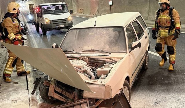 Kahramanmaraş Sezai Karakoç Tüneli’nde Kaza: 1 Yaralı