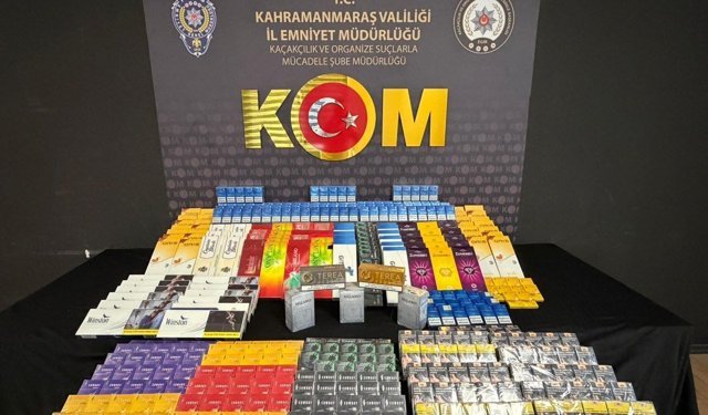 Kahramanmaraş’ta Kaçakçılık Operasyonu