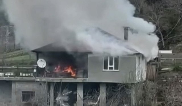 Kahramanmaraş’ta Ev Yangını