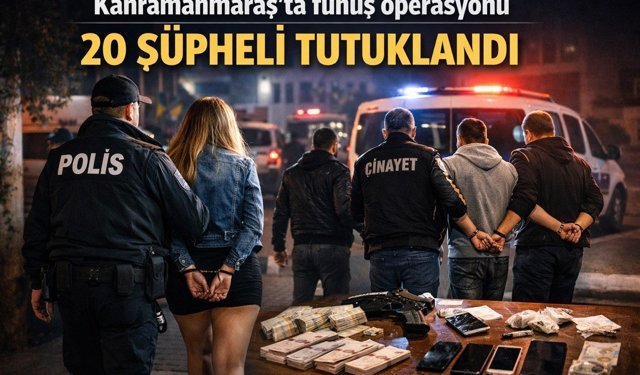 Kahramanmaraş’ta 20 Kişi Tutuklandı