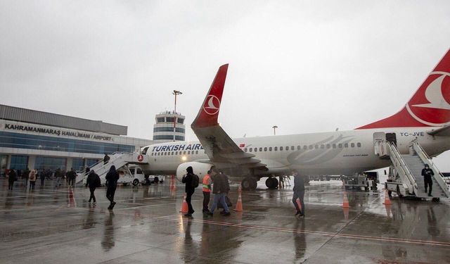 Kahramanmaraş Havalimanı Mart Ayında 26 Bin 835 Yolcuya Hizmet Verdi