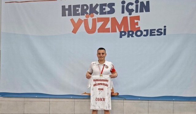 Kahramanmaraşlı Yüzücü Doğukan Demir Türkiye Şampiyonu Oldu