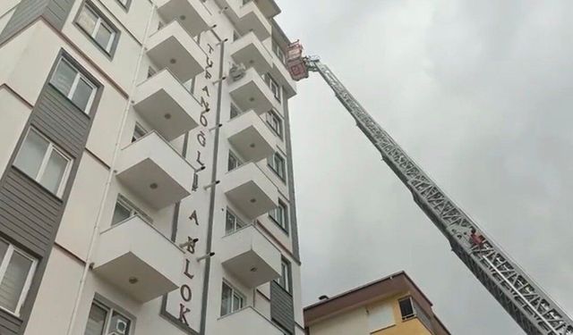 Kahramanmaraş’ta 10 Katlı Binada Yangın