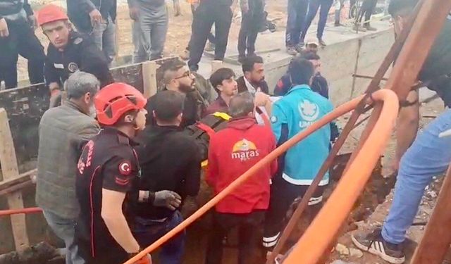 Kahramanmaraş’ta Altyapı Çalışmasında Göçük: 1 Yaralı
