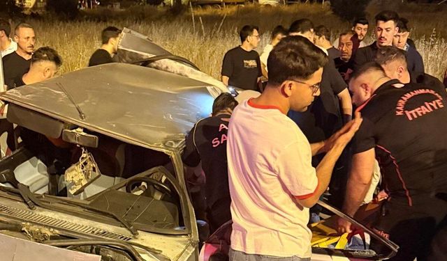 Kahramanmaraş’ta Otomobil Takla Attı: 2 Yaralı