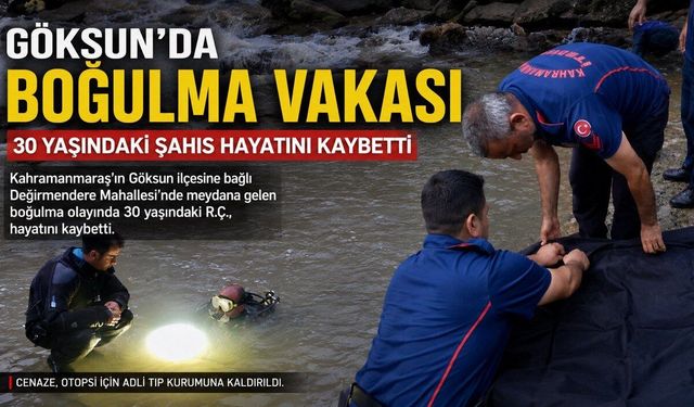 Kahramanmaraş’ta Boğularak Hayatını Kaybetti