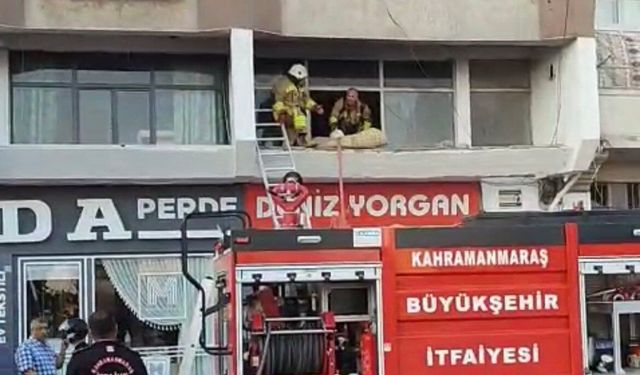 Kahramanmaraş’ta İşyerinde Yangın