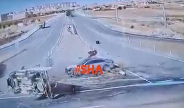 Kahramanmaraş’ta Feci Kazanın Güvenlik Kamerası Görüntüleri Ortaya Çıktı