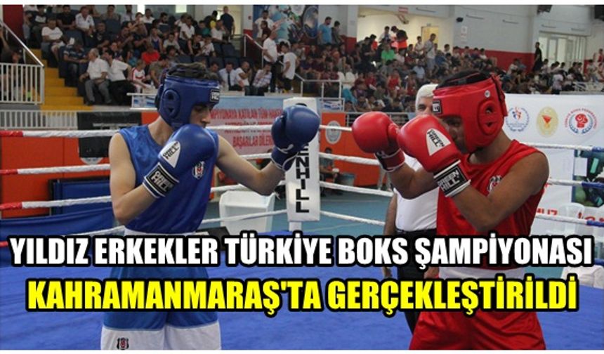 Boks Şampiyonası Kahramanmaraş'ta Gerçekleştirildi