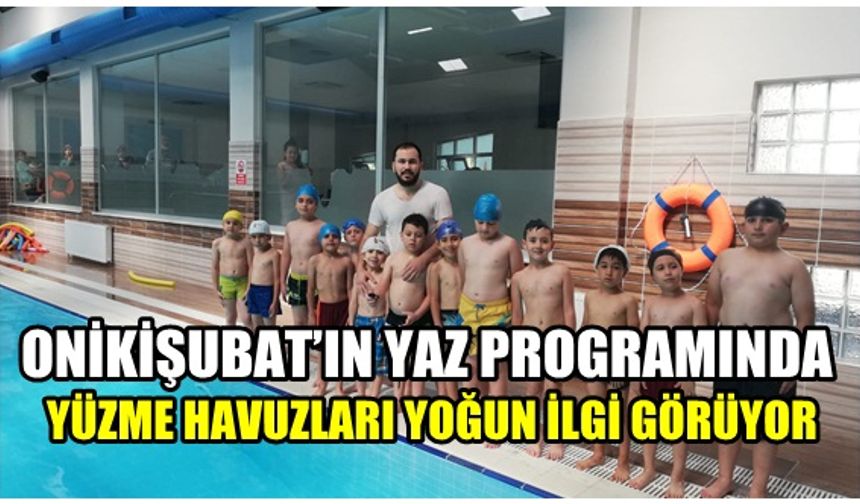 Başkanı Hanefi Mahçiçek: Yüzme havuzları ile hem vatandaşı sportif faaliyetlere yönlendiriyor hem de sosyalleştiriyor.