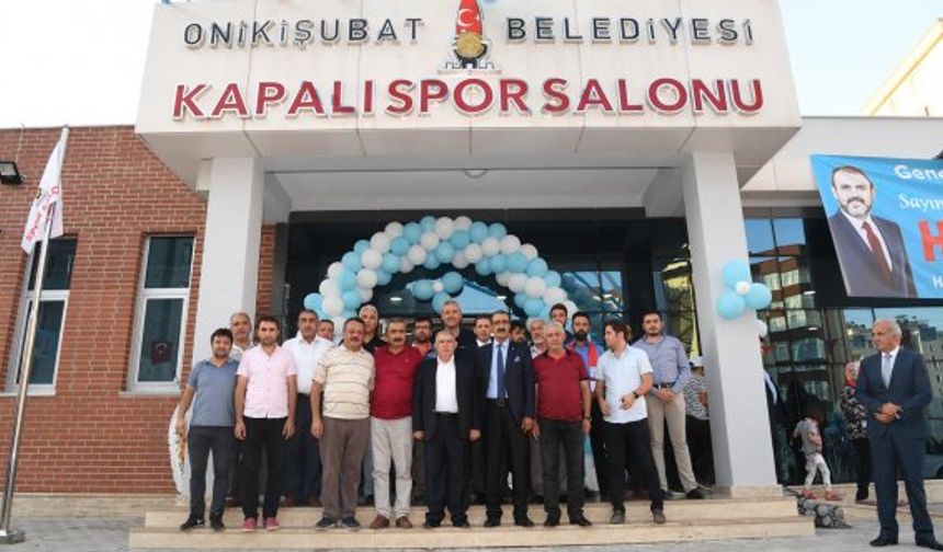 Kahramanmaraş'ta Hürriyet Spor Salonu Açıldı