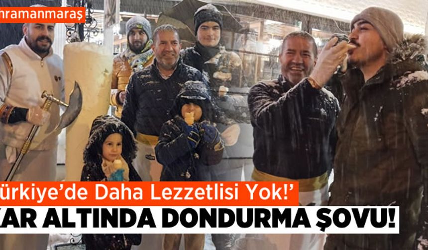 Türkiye'de daha lezzetlisi yok: Kar altında denediniz mi?
